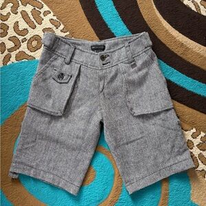 MNG CASUAL SPORTSWEAR Herringbone Bermuda Shorts